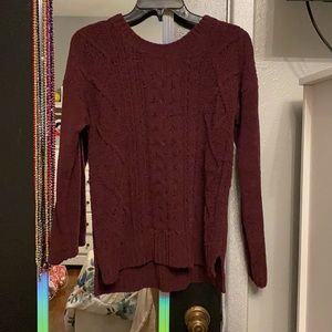 Burgundy Sweater